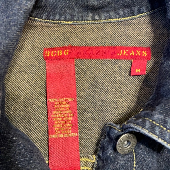 Vintage BCBG Denim Jacket Sz Medium - Picture 3 of 4